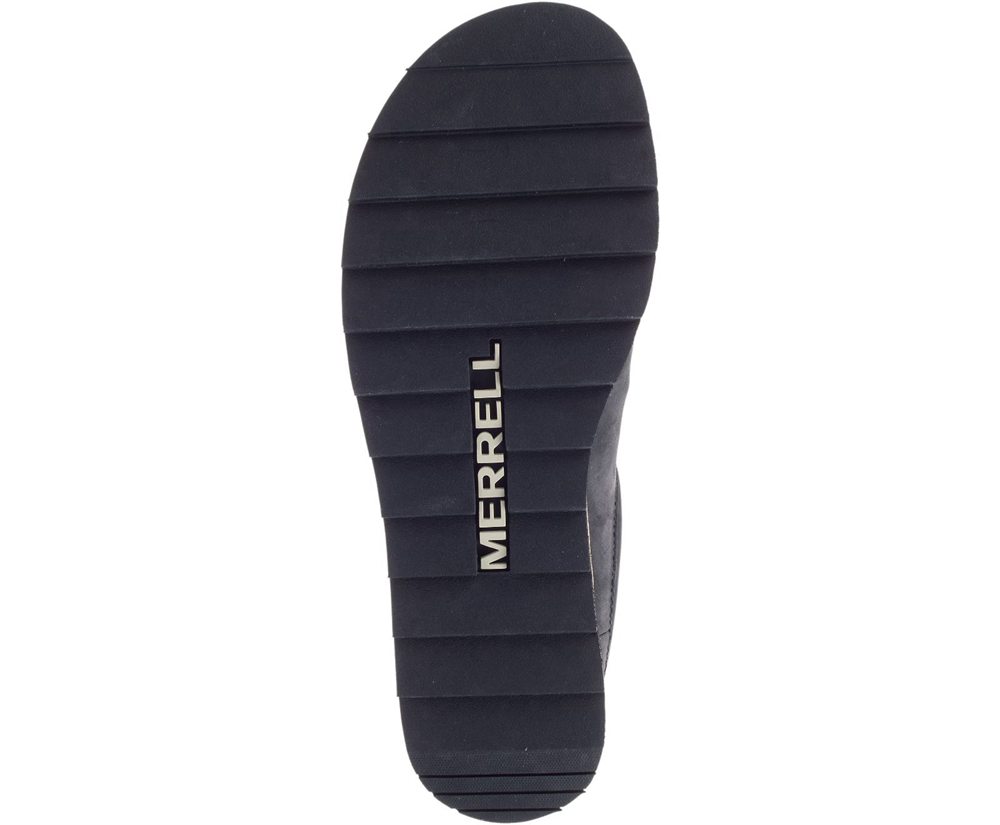 Merrell Slip Ons Męskie Czarne - Juno Clog Skórzane - 420685-VTY